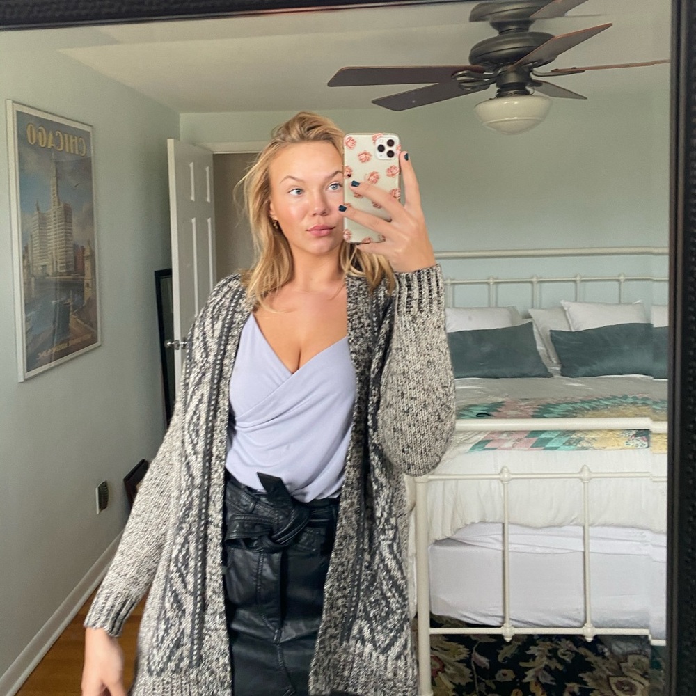 Tribal Print Cardigan